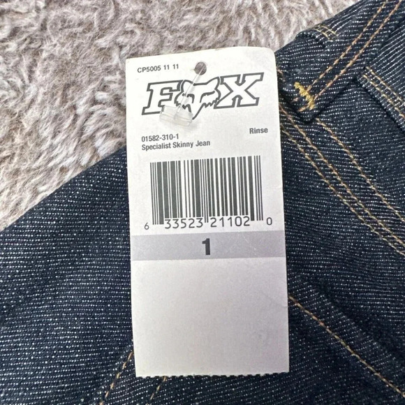 Fox Racing Women’s Specialist Skinny Jeans Size 1/25 New - Picture 11 of 16
